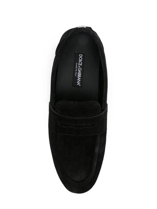 Suede moccasins Dolce & Gabbana | A50599AS70780999